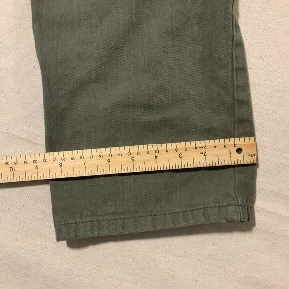 Southpole Jeans Mens 40x31 Olive Regular Fit Thrashed Destroyed (Tag:42x34) - Picture 9 of 9